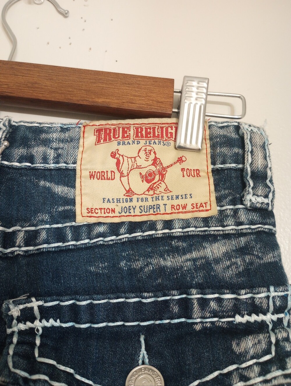 True Religion Women's Acid Washed Skinny Jeans - Picture 5 of 6